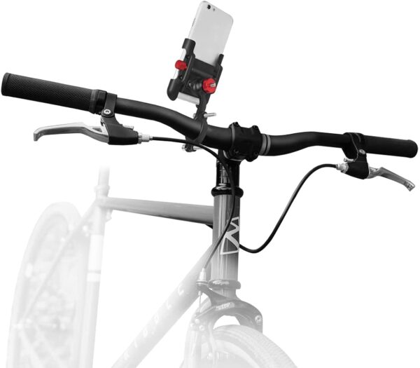 Supporto da Bicicletta per Smartphone 3,5''-7'' Fissaggio Verticale - immagine 7