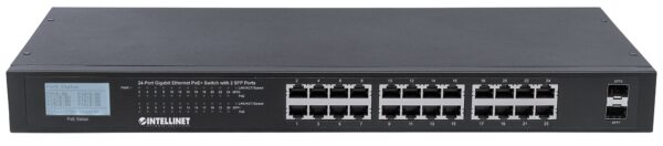 Gigabit Ethernet Switch 24 porte POE+ con 2 porte SFP - immagine 7