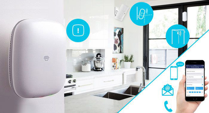 Kit Sistema di allarme WiFi SIM 4G Smart Home Alexa LTE-400 - immagine 7