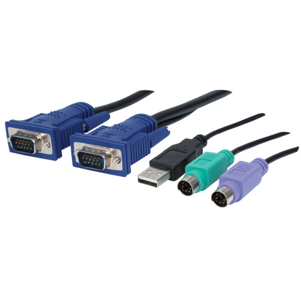 KVM Switch 16 porte combo USB + PS/2, OSD - immagine 8