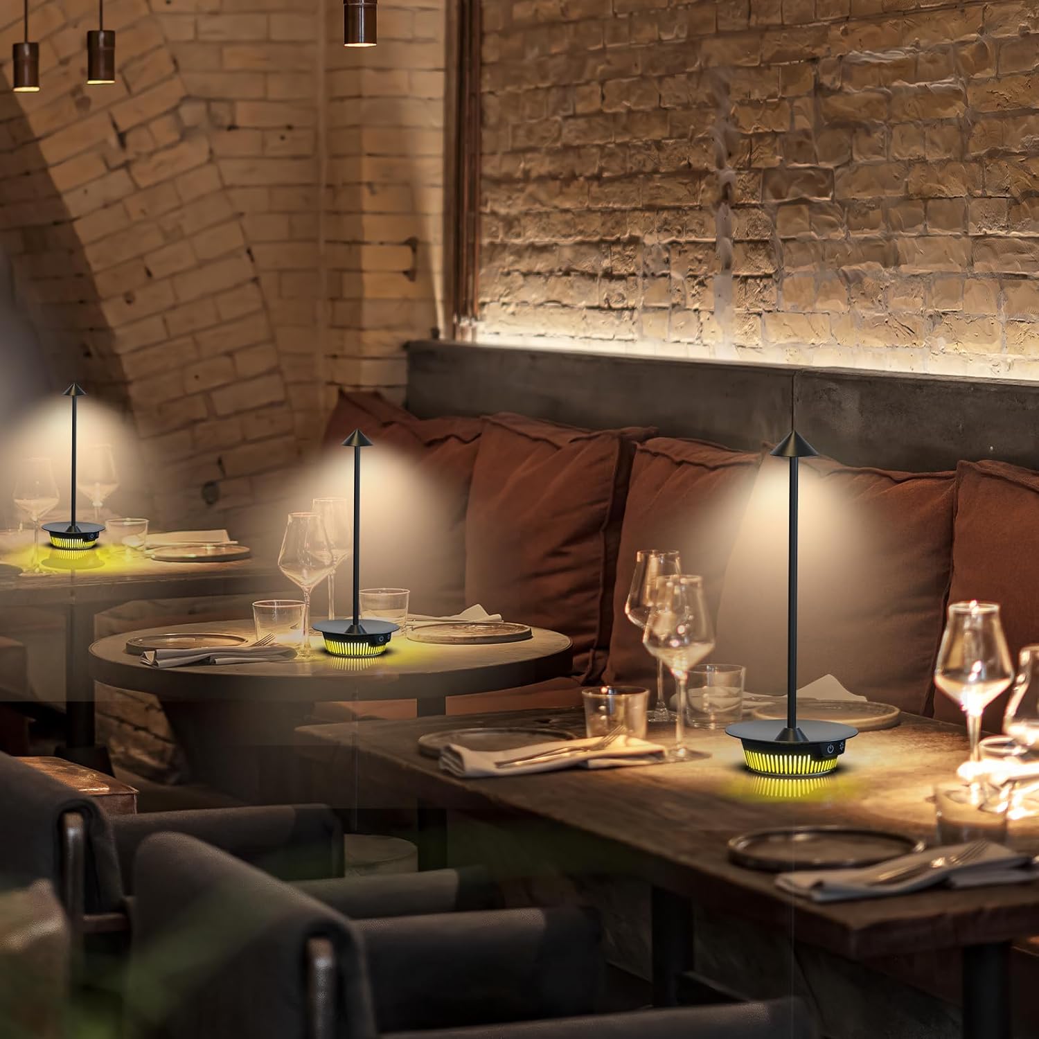 Lampada LED Multicolore da Tavolo Dimmerabile Batteria Ricaricabile Alimentazione USB-C™ - immagine 7