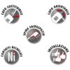 Multipresa 4 Posti Italiana Bipasso / Schuko Bianco - immagine 7