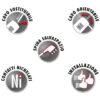 Multipresa 6 Posti Italiana Bipasso / Schuko Bianco - immagine 7