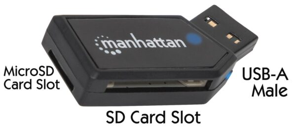 Mini Lettore di Memorie USB 2.0 card-reader 24in1 - immagine 7