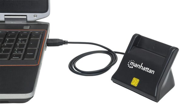 Lettore di Schede Smart SIM Desktop Nero - immagine 7