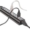 Hub USB 2.0 Hi-Speed 10 Porte da Tavolo con Alimentatore - immagine 7