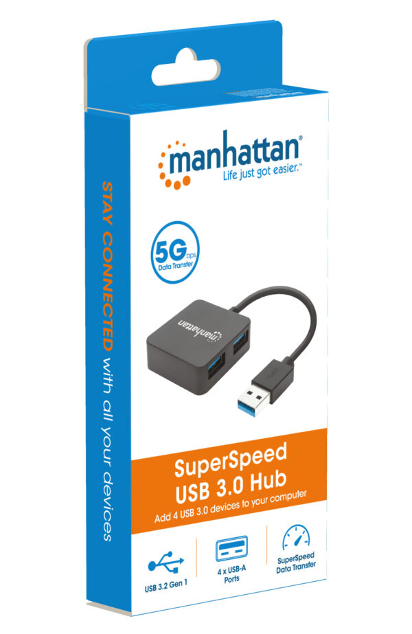 SuperSpeed USB 3.2 Gen1 Hub 4 Porte USB A - immagine 7