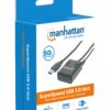 Hub USB 3.0 4 Porte con Alimentatore 5V 3A Nero - immagine 7