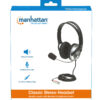 Cuffia Stereo Classica con Microfono 2x3.5mm - immagine 7