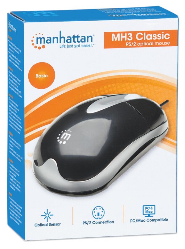 MH3 Mouse Classic Desktop Ottico PS2 - immagine 7