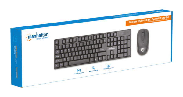 Set Tastiera Wireless e Mouse Ottico Layout Italiano - immagine 7