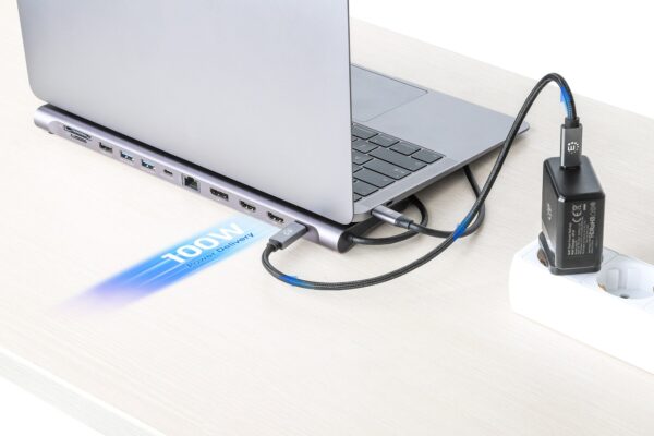 Docking Station USB-C™ 12-in-1 4K Triplo Monitor con MST - immagine 6