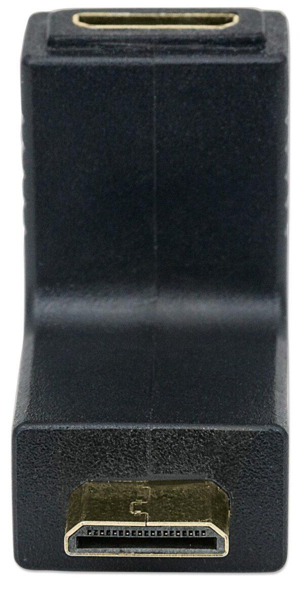 Adattatore HDMI Mini C Femmina a Mini C Maschio Angolato Nero - immagine 7