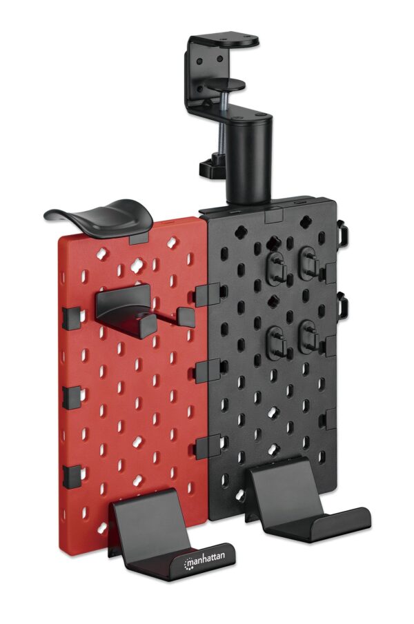 Organizer da Scrivania con Pannello Forato e Supporto per Accessori - immagine 7