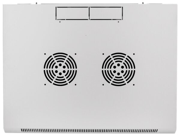 Armadio Rack 19'' a muro 9 unità sezione unica prof. 450 Grigio - immagine 7