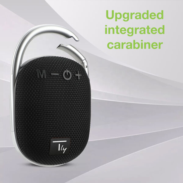 Mini Altoparlante Wireless BT V5.3 Speaker Luce LED Vivavoce TF USB Nero - immagine 7