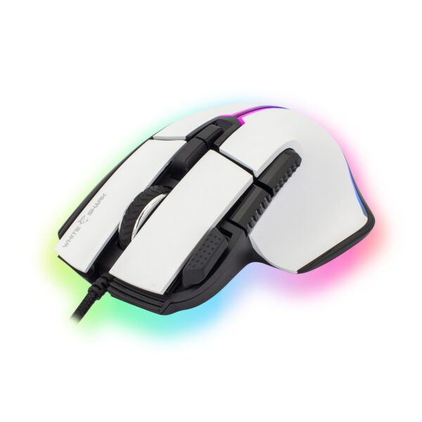 Mouse Gaming RGB USB 12000 dpi 9 Tasti Bianco Marrok - immagine 7