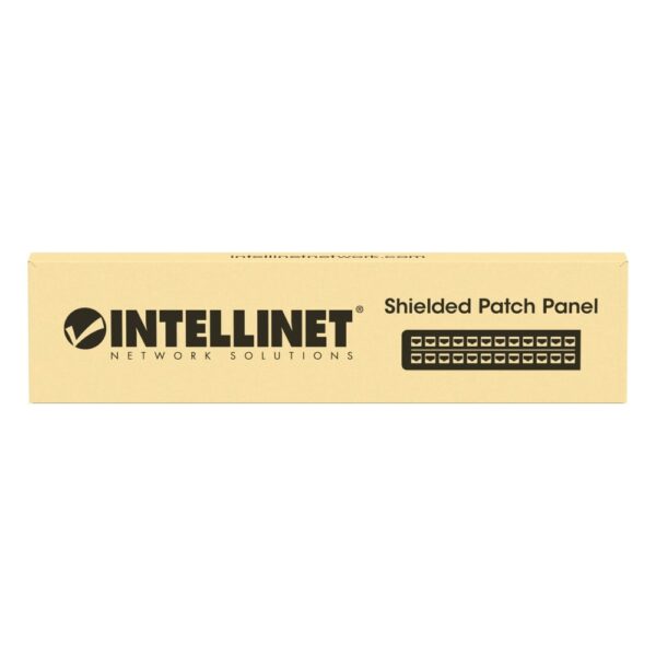 Pannello Patch 24 posti 19'' 0.5U Cat6 FTP Nero - immagine 7
