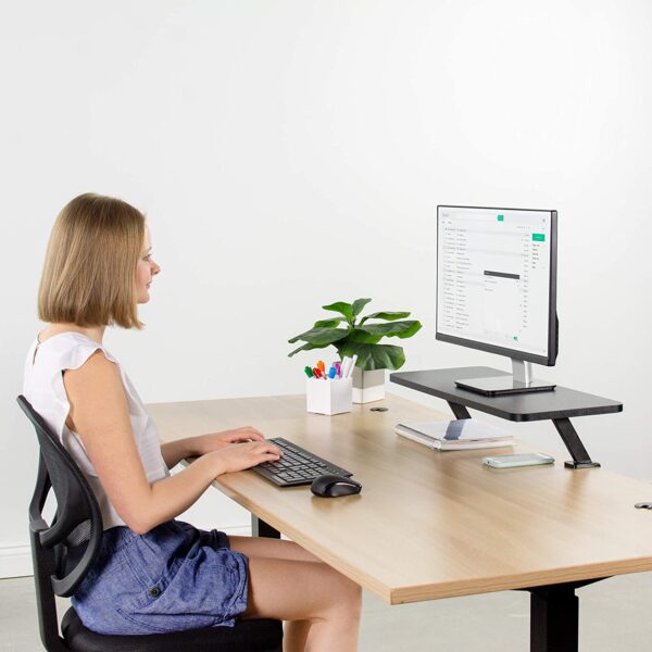Rialzo per Monitor 13''-32'' da Scrivania Larghezza 1m - immagine 7