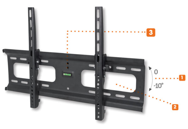 Supporto a Muro Universale Inclinabile per TV 37-70'' - immagine 7