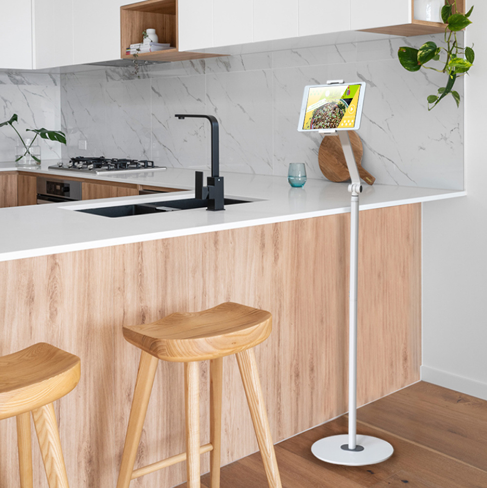 Supporto da Pavimento Inclinabile e Girevole per Dispositivi Mobili da 4.7'' a 12.9'' - immagine 7