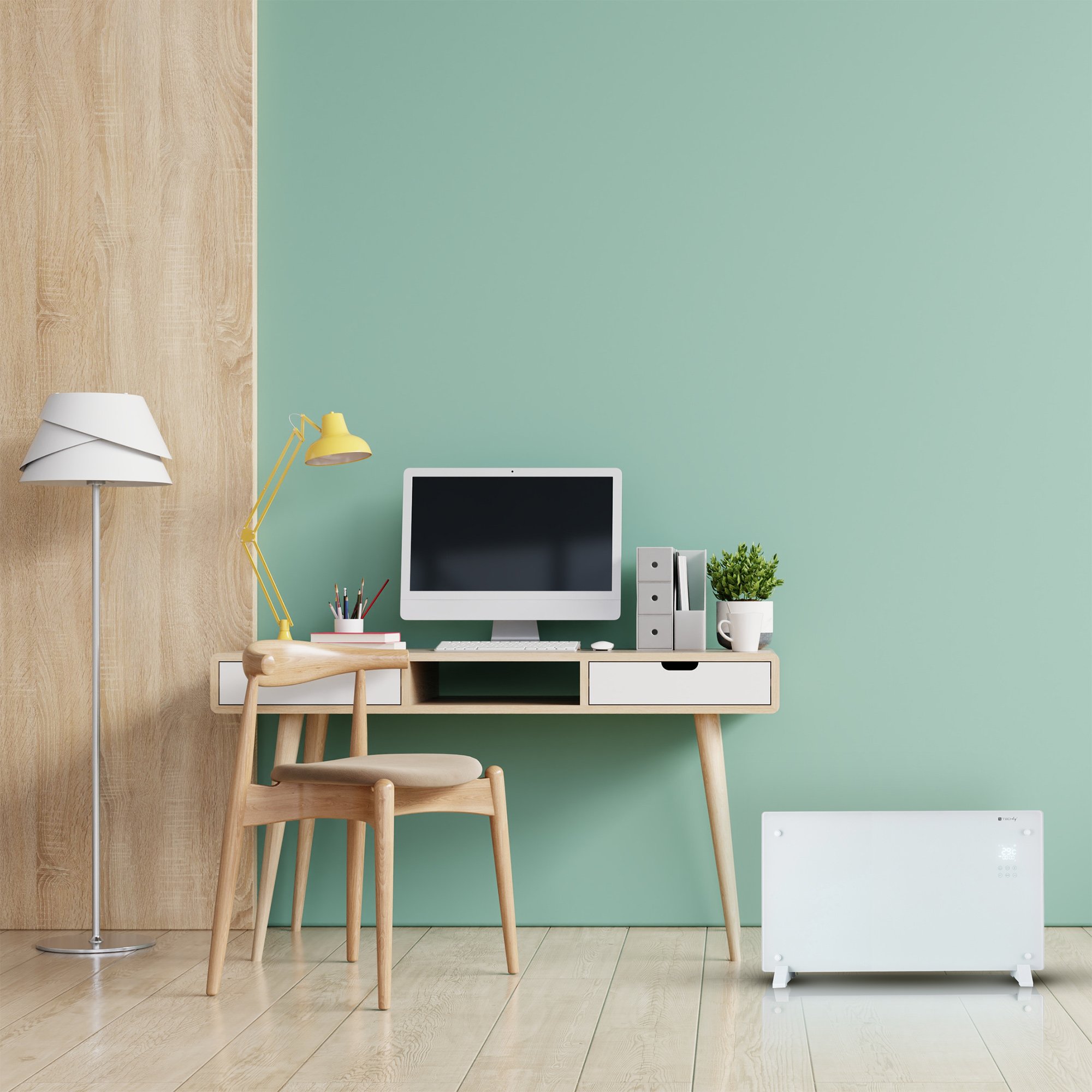 Termoconvettore da Pavimento o da Parete Riscaldatore Elettrico 2000W - immagine 6