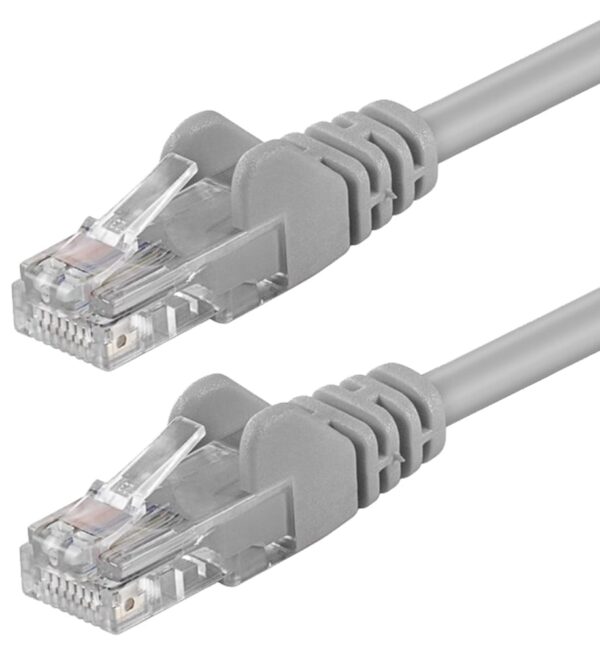 Cavo di rete Patch in Rame Cat. 6 Grigio UTP 15 m