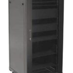 Armadio Rack 19'' 600x600 27U per Audio Video Nero