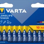 Confezione 10 Batterie Varta Longlife Power Stilo AA