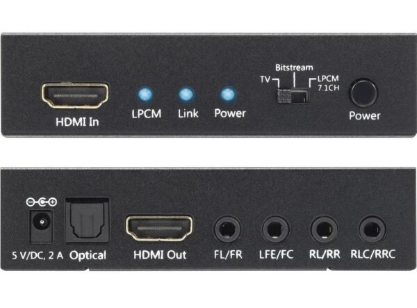 Estrattore Audio LPCM 7.1 da HDMI 4K UHD 3D - immagine 4
