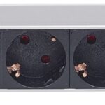 Multipresa per Rack 19'' 8 posti Spina Schuko Angolata 1U