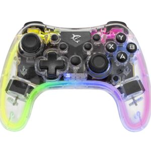 Joypad Controller di Gioco con Retroilluminazione LED e Doppia Vibrazione USB-C™ e Bluetooth