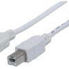Cavo USB 2.0 A maschio/B maschio 1m Bianco