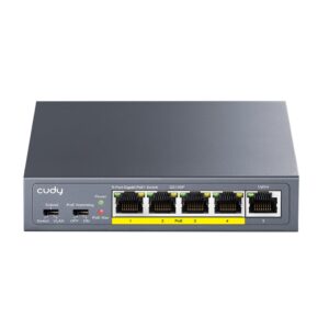 Switch Gigabit PoE+ a 5 porte, GS105P