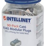 Confezione da 90 Plug Modulari Cat.6 RJ45 STP