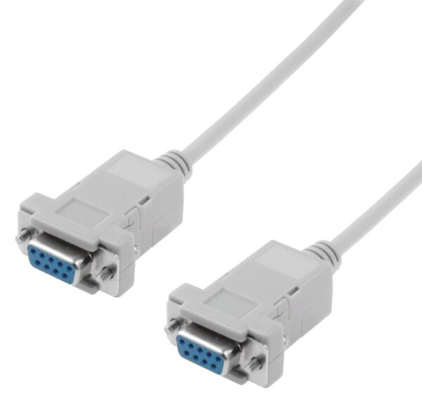 Cavo Pc/Pc Null Modem Cavo AT, AT cross over DB 9p. F/F 1,8 m