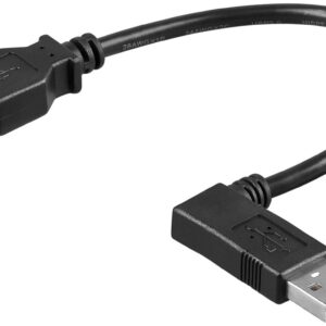 Cavo USB 2.0 A maschio angolato/A femmina 0,3 metri
