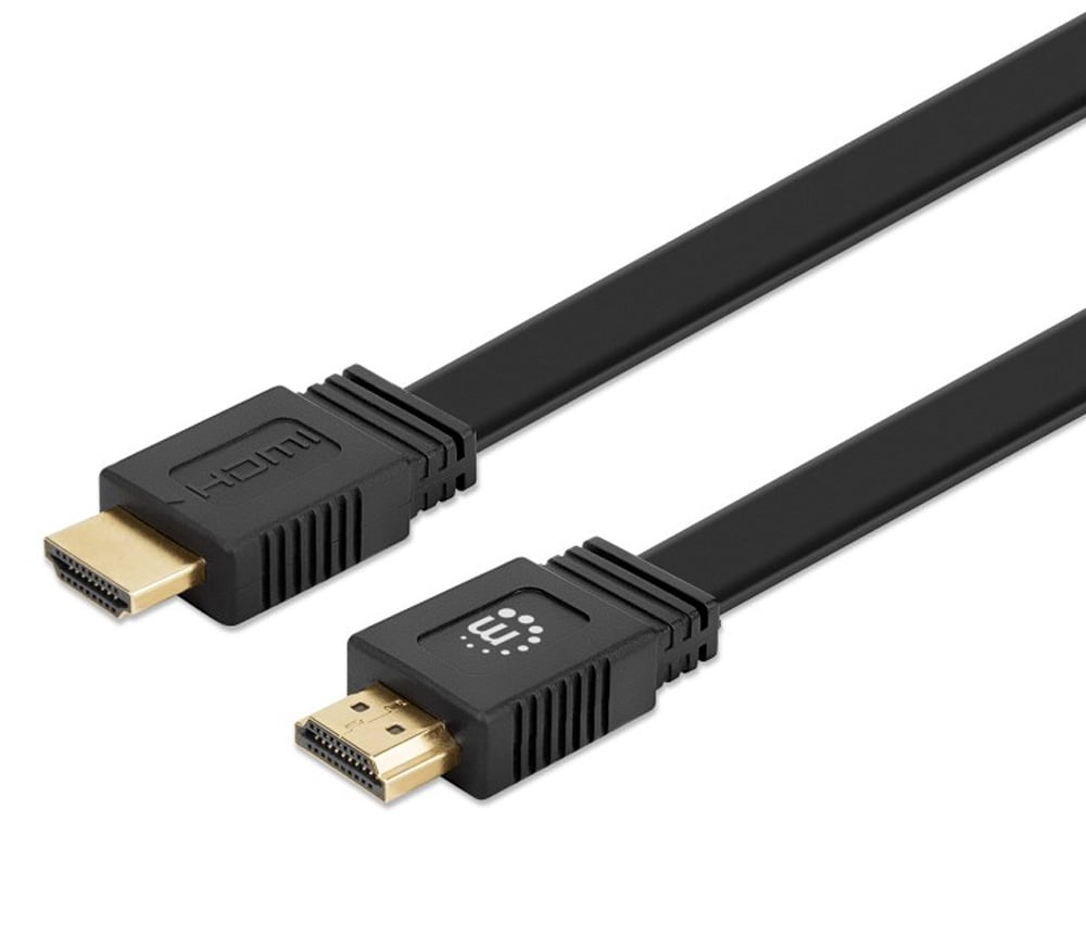Cavo HDMI High Speed With Ethernet Piatto 3 metri nero