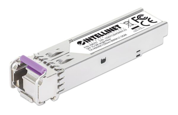 Transceiver SFP Fibra Ottica Monomodale LC 1000Base-BX Bidirezionale WDM