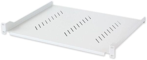 Mensola per Rack 19'' 350 mm 1U Grigia 2 punti