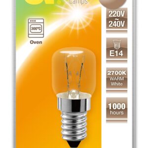 Lampadina Forno E14 15W 75lm classe A+