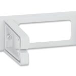 Pannello Passacavi 19'' 4 anelli in plastica 1U Grigio