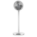 Ventilatore 9'' 2 in 1 con Piantana a 2 Altezze 12 Velocità con Telecomando Oscillazione a 720° e Timer