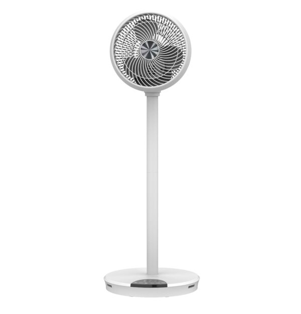 Ventilatore 9'' 2 in 1 con Piantana a 2 Altezze 12 Velocità con Telecomando Oscillazione a 720° e Timer