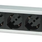 Multipresa 6 Posti Rack 19'' con Protezione e Interruttore Spina Italiana 1,5U