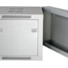Armadio Rack 19'' a muro 15 unità due sezioni Grigio - immagine 8