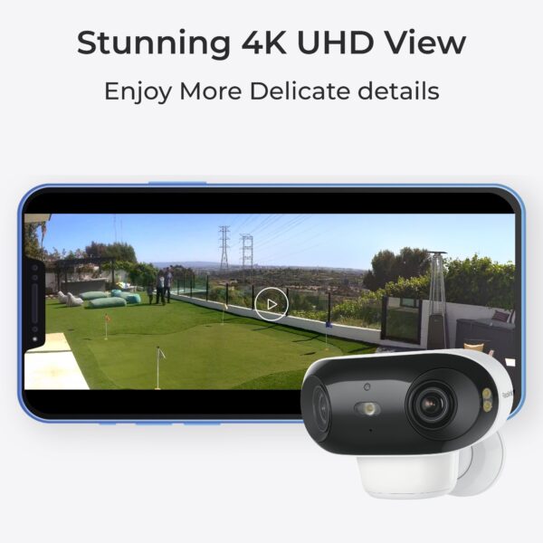 Telecamera di Sicurezza 180° Doppio Obiettivo 8 MP 4K WiFi 6, BWB4K01W - immagine 8