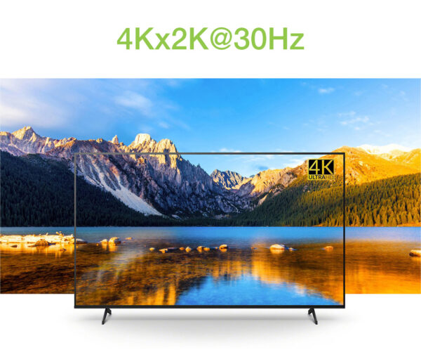 Ricevitore Aggiuntivo per Extender HDMI over IP con PoE IR 4K UHD su Cavo Cat.6 fino a 120m - immagine 9