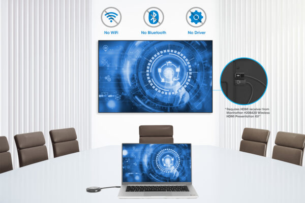 Adattatore Wireless HDMI 1080p con Trasmettitore USB-C™ - immagine 8