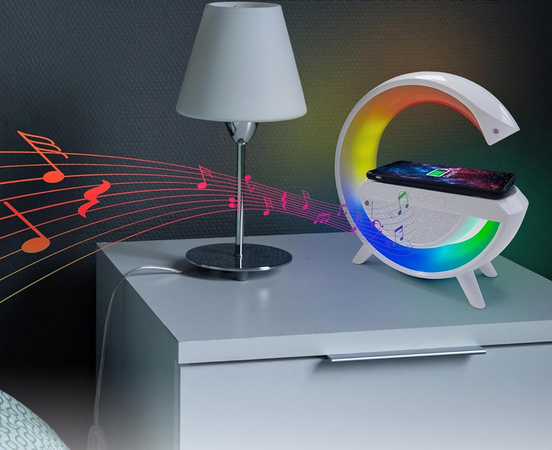 Altoparlante Bluetooth v5.3 con Luce LED e Ricarica Wireless, TX-264 - immagine 8